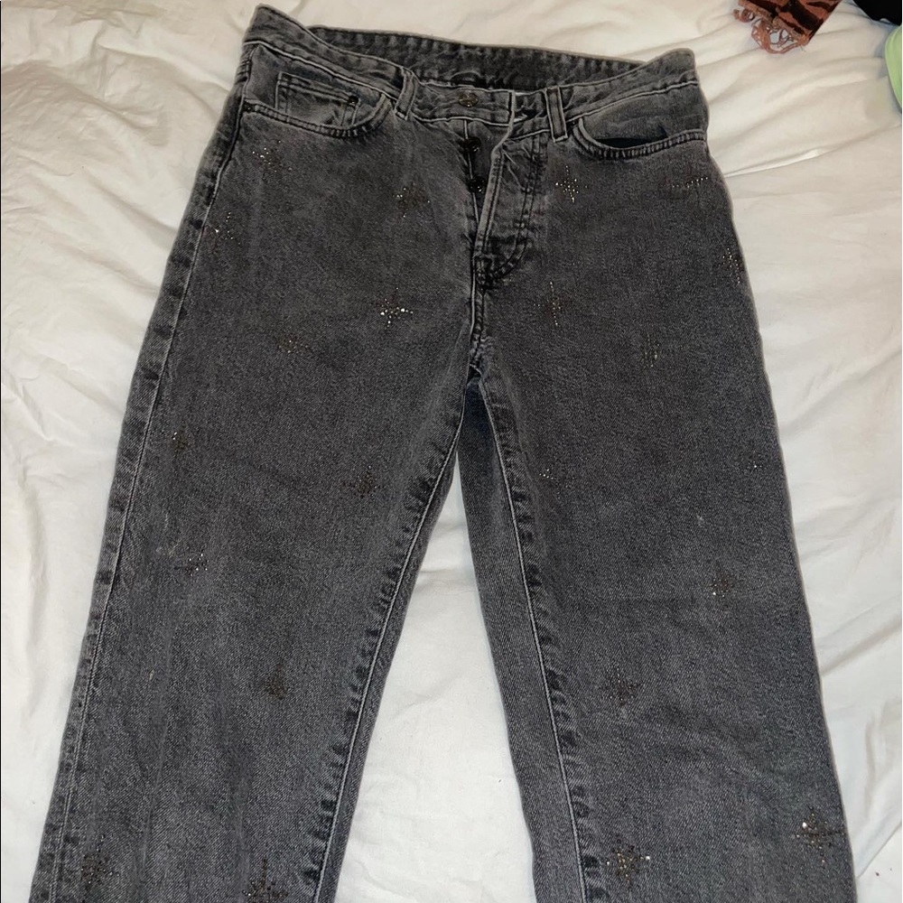 high waisted boyfriend jeans